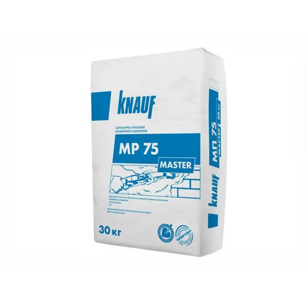 Штукатурка гипсовая машинного нанесения кнауф-мп 75. Кнауф мп-75 штукатурка машинная гипсовая. Смесь штукатурная м 75, кнауф. Мп-75 кнауф штукатурка. Штукатурка гипсовая машинная knauf-мп 75 30 кг.