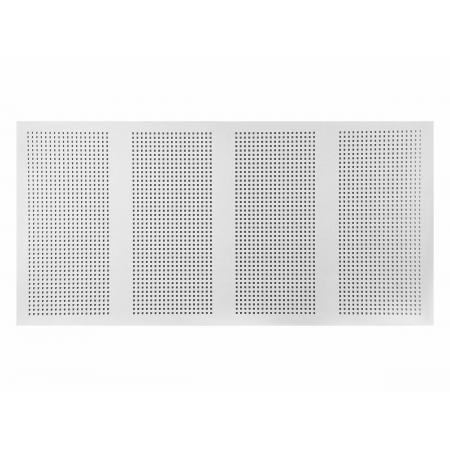 Звукопоглощающая плита КНАУФ-Акустика Б2-12/25КВ-4ПК (Ч) 2400x1200x12,5мм Крупноформатная перфорированная звукопоглощающая гипсокартонная плита (ТУ 5767-007-01250242-2011)